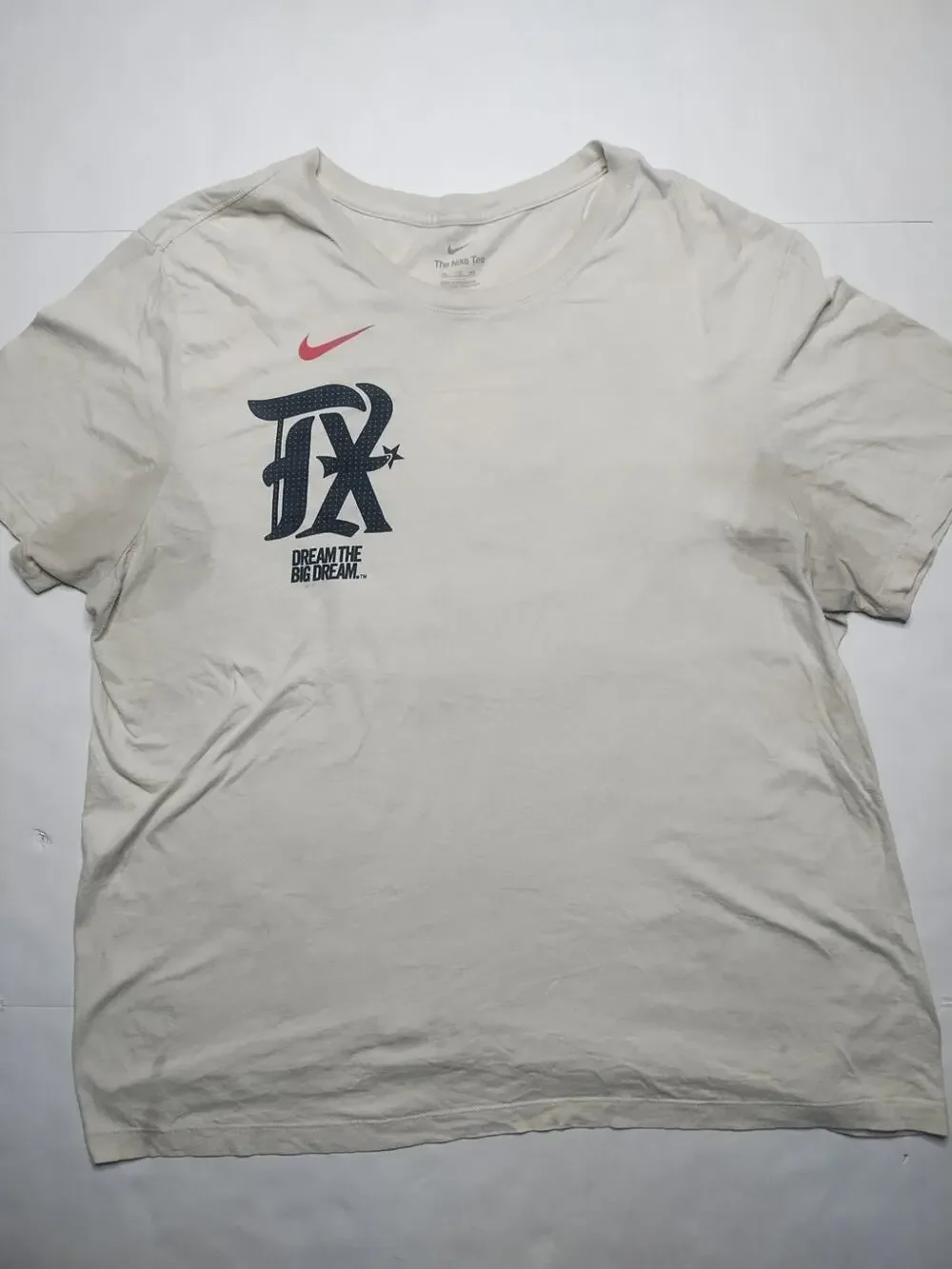 Nike Texas Rangers #53 City Connect T-Shirt Mens Small Cream